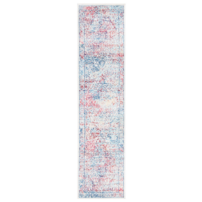 Anniston Oriental Area Rug, Runner 61 x 244 cm