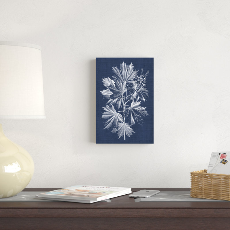 «Foliage Chintz V», peinture sur toile, H 12 po x l 8 po