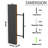 30 Inch Floating Shelves for Wall, 8" Deep Floating Shelf Wall Mounted Set of 2, Black Wall Shelf with Invisible Bracket, Hanging Shelf for Bathroom, Bedroom, Kitchen, Living Room Decor-1289413223-1288705062