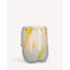 Crackle Handcrafted Glass Table Vase-1953654054