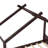 Twin House Floor Bed with Support Slats, Solid Wood Frame, No Box Spring Needed, Montessori-Inspired Design-1891582144-1890032035