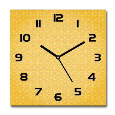Glass Wall Clock