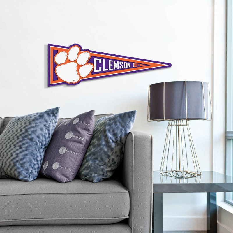NCAA Clemson Tigers Pennant Sign