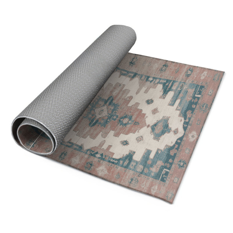 Tapis gris intérieur et extérieur surteint, Rectangle 5 pi x 7 pi