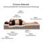 White Noise Pocket Sprung Mattress-44739791