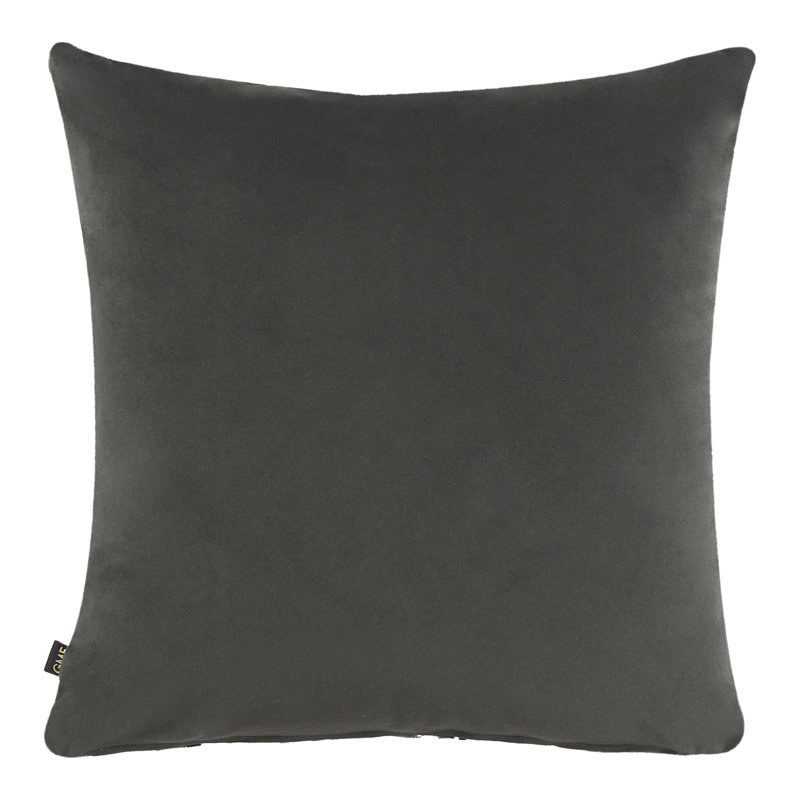 Class Floral Reversible Pillow Cover, Black