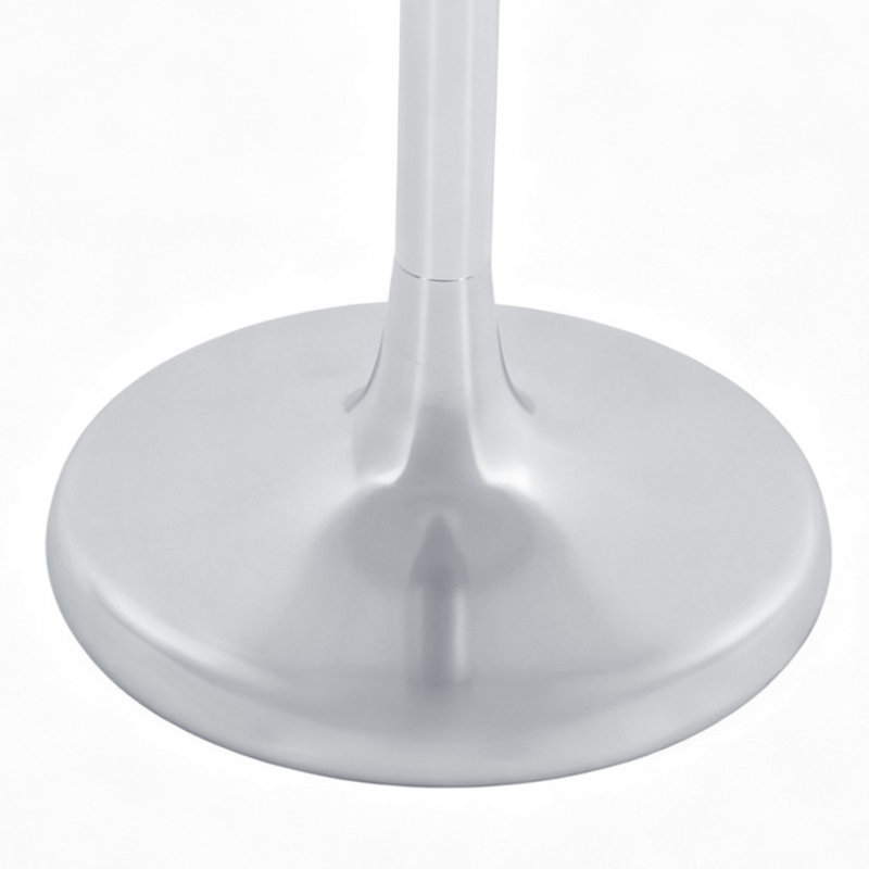 Présentoir à gâteaux 5 pièces - Fer, verre et acrylique avec finition galvanisée (argent)