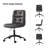 Samar Upholstered Armless Swivel Task Chair with Tufted Back-450186582