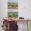 "Abstract Farm Field Landscape", ensemble de 2 toiles d'art par Tim Otoole-198080817