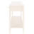 Ustyle Entryway Console With Metal Handles And Vertical Stripe Look Table Drawers Versatile Functionality
