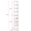 180cm H x 29.5cm W Standard Bookcase-1441340558