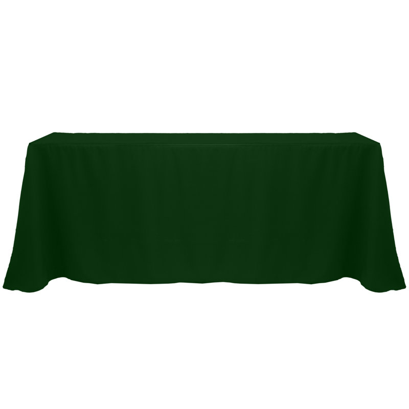 Solee Solid Color Tablecloth, 108" x 156", 1, Hunter