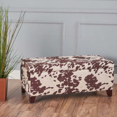 Banc de lit rembourré 39 po avec rangement