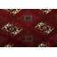 Tapis oriental rétro en laine rouge noué à la main 8 pi 8 po x 12 pi Bokhara Vintage
