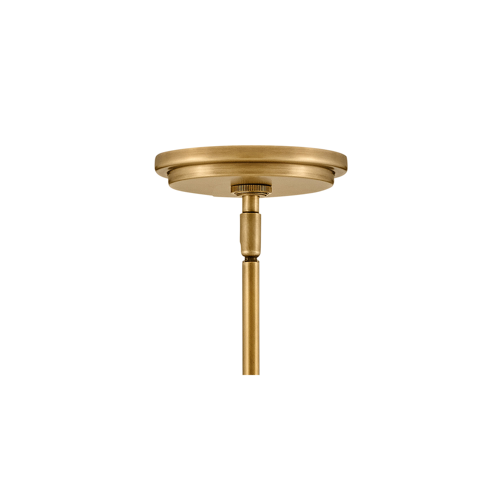 Eralia 3 Light Glass Dimmable Pendant, Heritage Brass