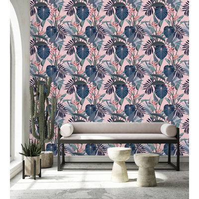 Panneau de papier peint adhésif L 10,4 pi x l 25 po Arnault