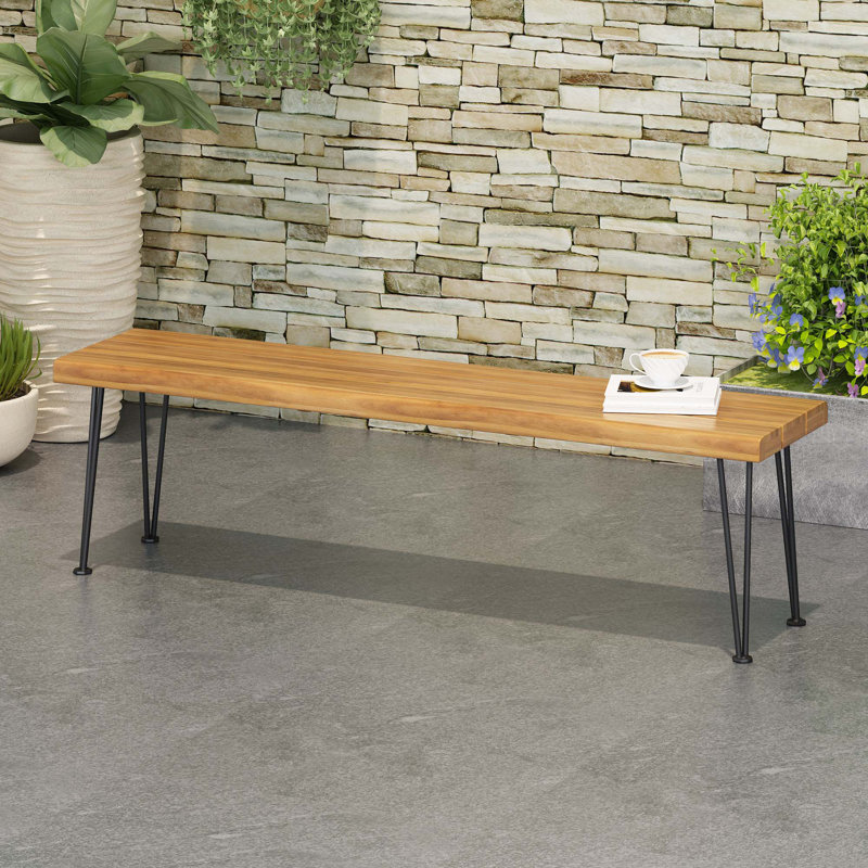 Banc industriel en bois