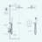 FORIOUS 10-Inch Rainfall Shower System with Handheld Spray and Pressure-Balanced Rough-In Valve, 1.8 GPM-88893574