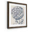 Indigo floral sur lin III - Toile encadrée de qualité supérieure - Toile encadrée de qualité supérieure - reproduction de cadre photo-2080362191-2080313904-2143340767