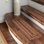 Tapis d'escalier rouge / brun Allerton