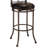 Swivel Upholstered Counter Stool with Metal Frame