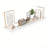  12 Inch Deep Floating Shelf, 40 x12 Inch Large Wall Mounted Shelf for Kitchen, Bathroom, Living Room, Oak (1 Pack)-1897195385-1897195138