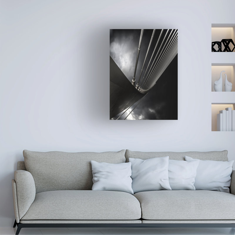 Art sur toile, "Harry Verschelden The Bridge", H 19 po x l 14 po