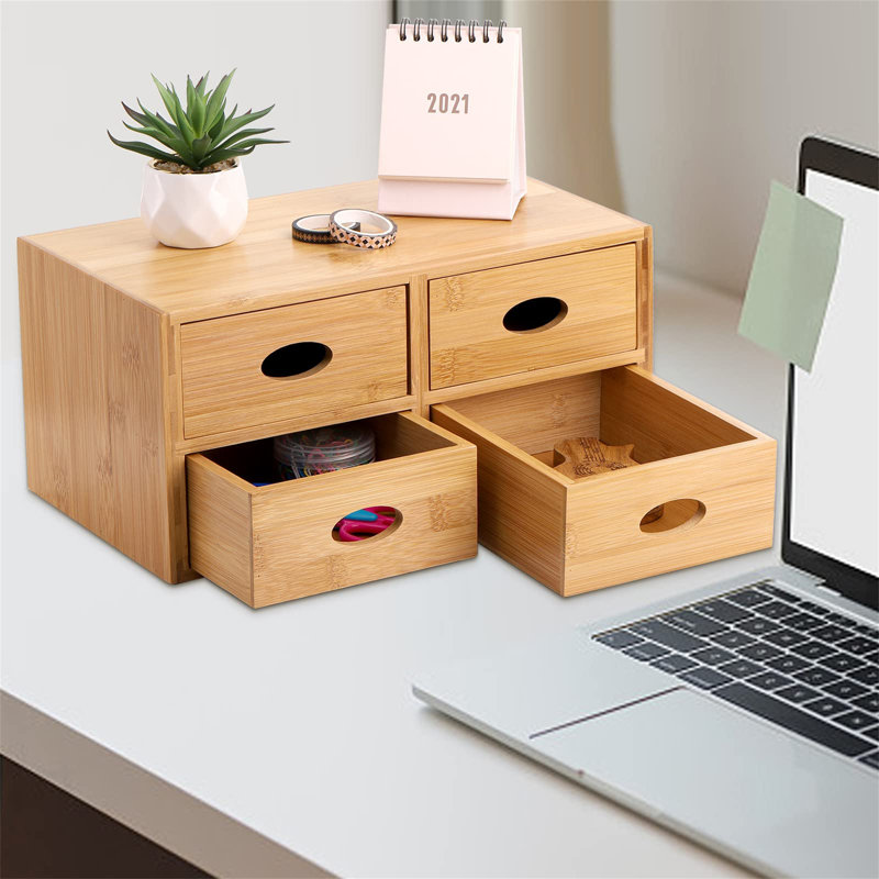 Bamboo Desk Organiser