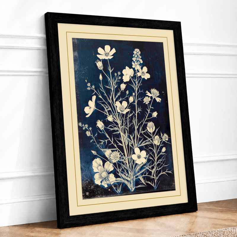 Gilded Botanica Botanical - Framed Print, A3 - 42.0 x 29.7 cm, Black