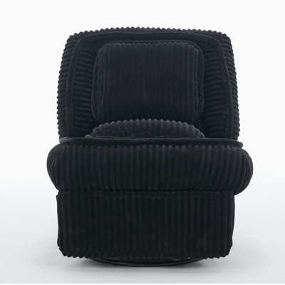 Chaise berçante pivotante rembourrée