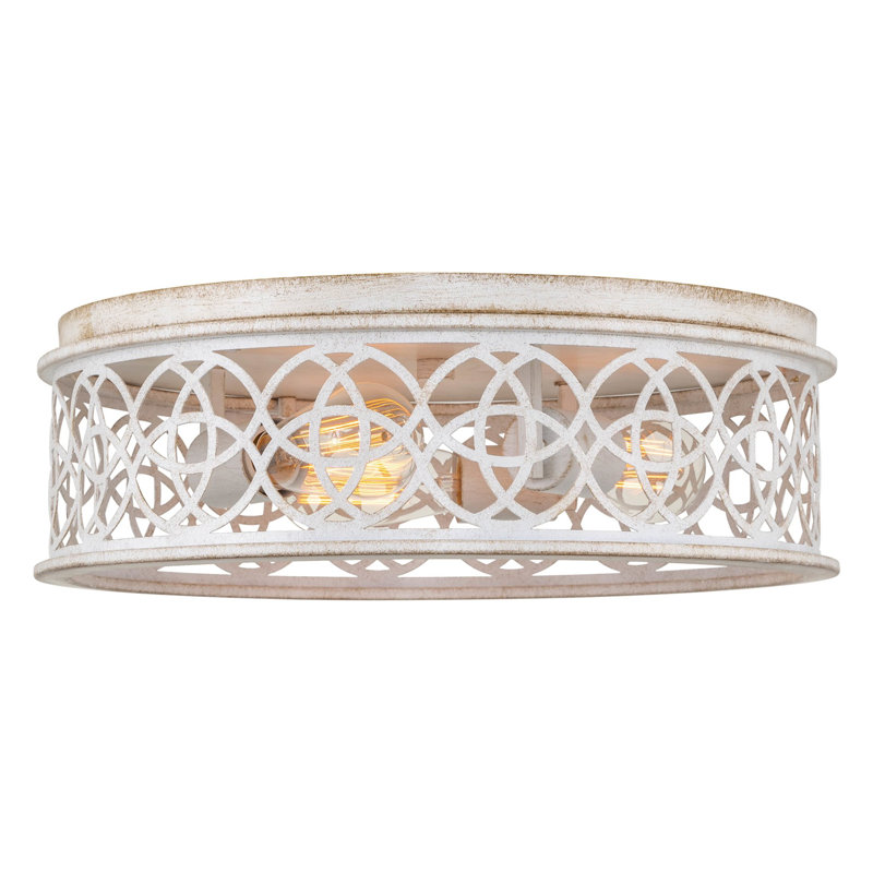 Plafonnier encastré Allgaier, Blanc antique