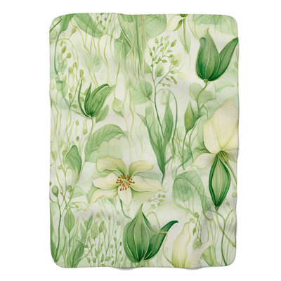 Green Glow - 1 Piece Premium Blanket