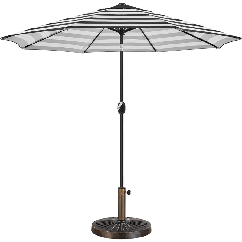 Parasol de marché avec manivelle 4 po Lowensky