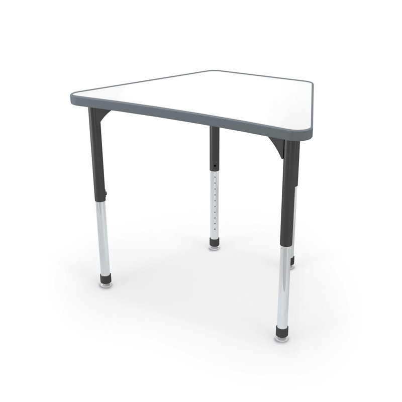 Pieds de bureau en acier porcelaine Hierarchie Beam, Gris