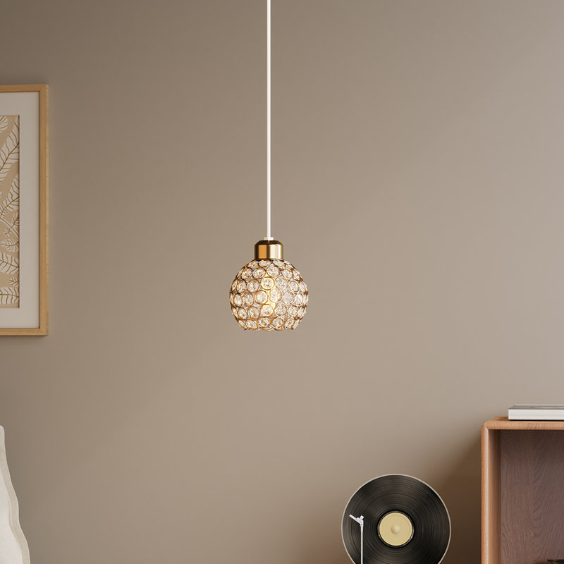 1 - Light Gold Dome Pendant