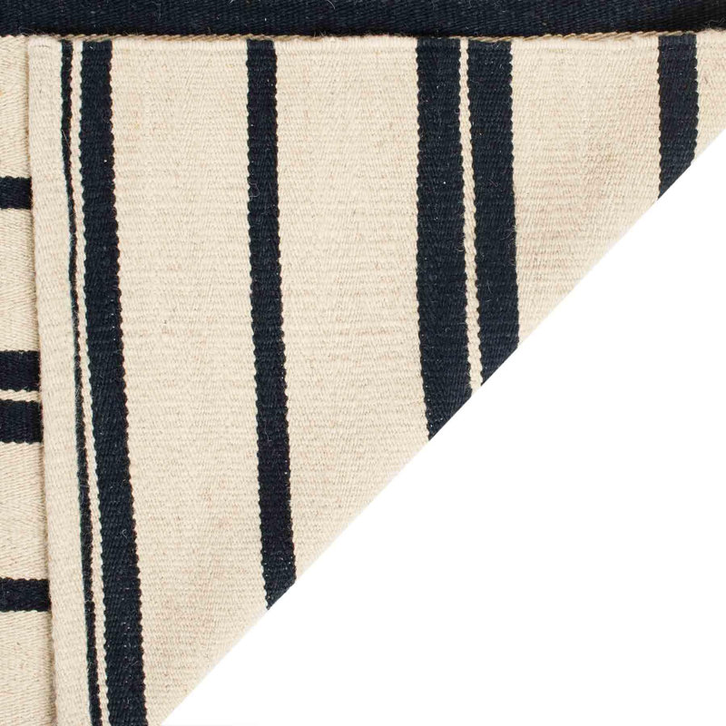 Ralph Lauren Sagaponeck Stripe Patch Wool Striped Rug, Rectangle 4' x 6'