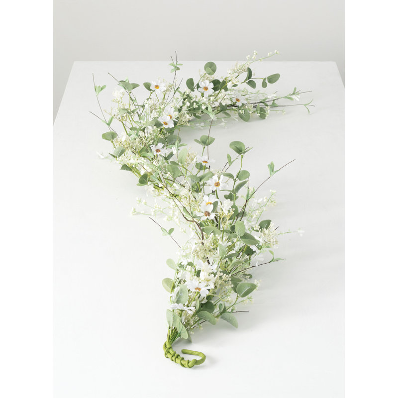 Guirlande en cascade et eucalyptus 6'
