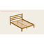 Lit plateforme en bois massif de style Mid-Century avec tête de lit, cadre de lit moderne avec support silencieux et robuste - aucun sommier nécessaire-29881970-26117457
