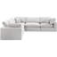 Canapé modulaire en velours réversible de 120 po de large Isshak-87141434