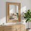 Miroir décoratif en rotin