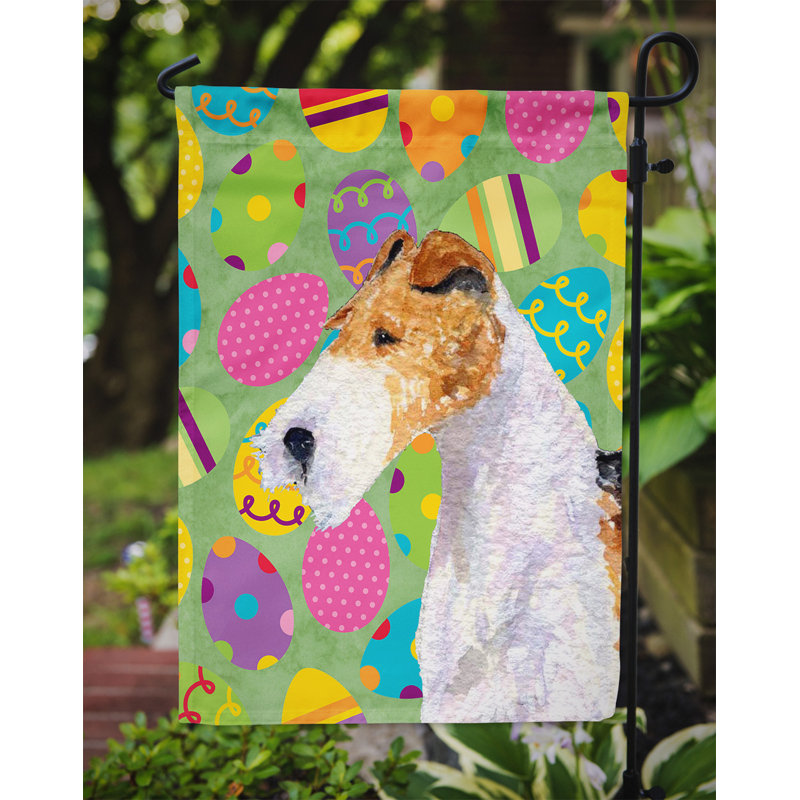 Drapeau de jardin Atara, Fox-terrier