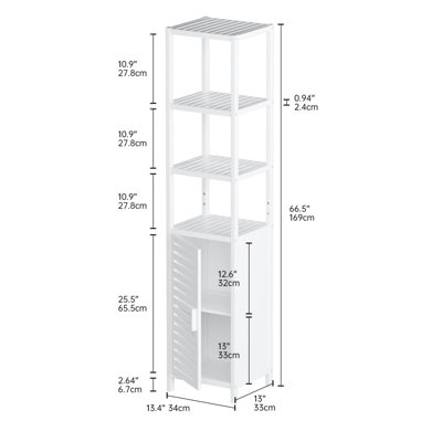 Bamboo Freestanding Bathroom Cabinet