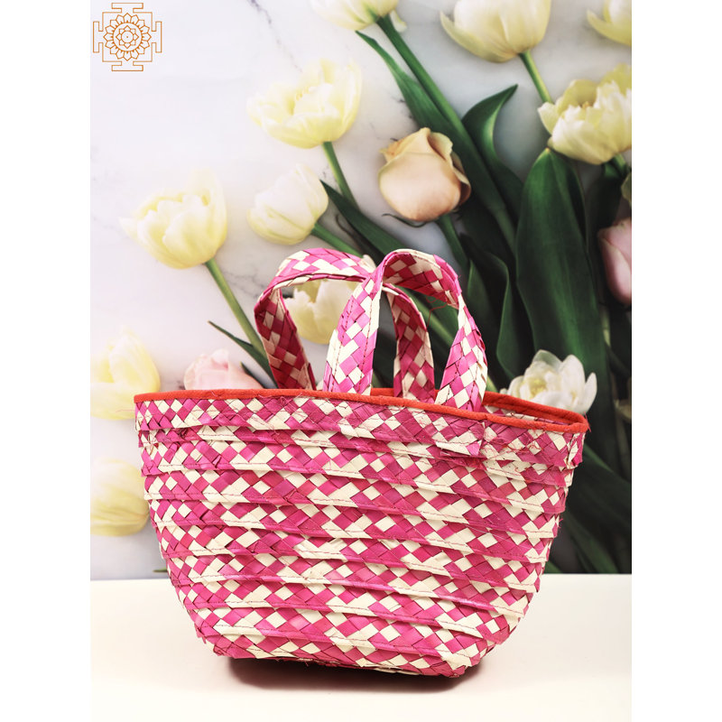 Panier en rotin Palm Leaf