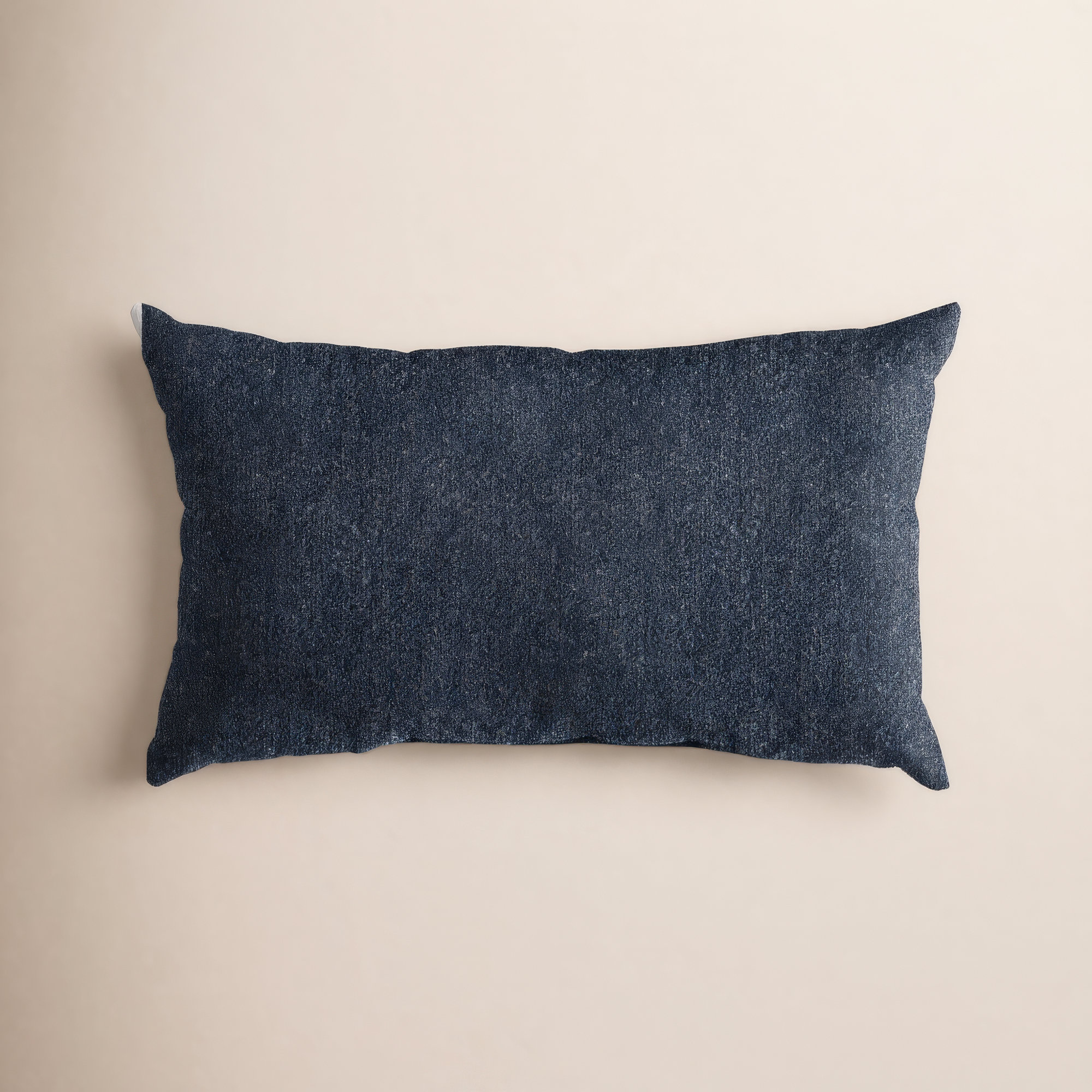 Cambry Sunbrella® Indoor/Outdoor Lumbar Pillow, Indigo, 18" x 12"