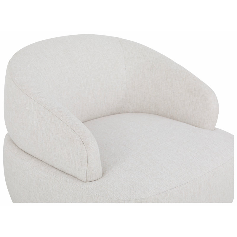 Jasper Swivel Chair, 1183 Dove, Nickel Metal
