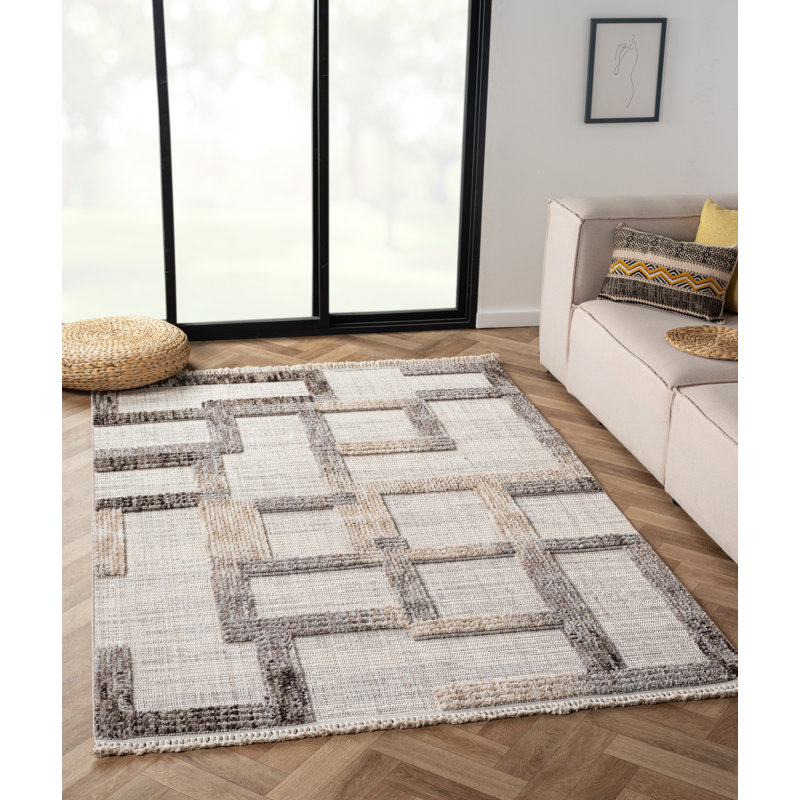 Aurelia Beige/Brown Rug, Rectangular 160 x 230cm