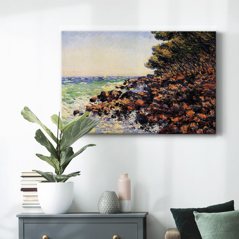 Cap Martin, 1884, galerie 03, toile tendue, H 12 po x l 18 po