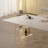 Rectangular Rock Slab Modern Storage Dining Table-289215838-289215836