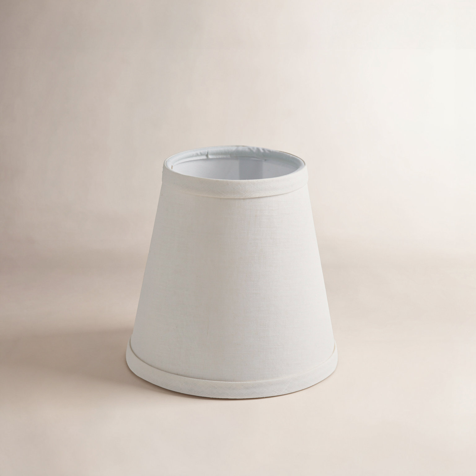 Empire Sconce Hardback Lamp Shade, Vanilla