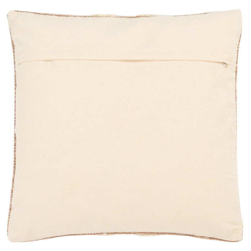 Wool Blend Throw Pillow, Brown